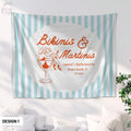 Custom Bikinis and Martinis Tapestry Bikini Martini Bachelorette Banner Decor Wall Hanging Martini Themed Beach BachParty Photo Backdrop Graphic Tee – Cozy Vibes · Must-Have Style