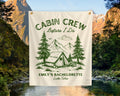 Custom Camp Bach Tapestry Personalized Camping Bachelorette Banner DecorGirls Weekend Backdrop Lake Outdoor Hiking Bridal Decoration Graphic Tee – Soft Feel · Top Pick For Any Outfit