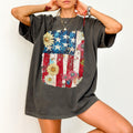 Boho Flag July 4th Shirt July 4th Tee Independence Day Shirt USA Patriotic Tee 4th of July Party TShirt Trendy USA Celebration Graphic Tee – Cozy Vibes · Great Gift For Fans