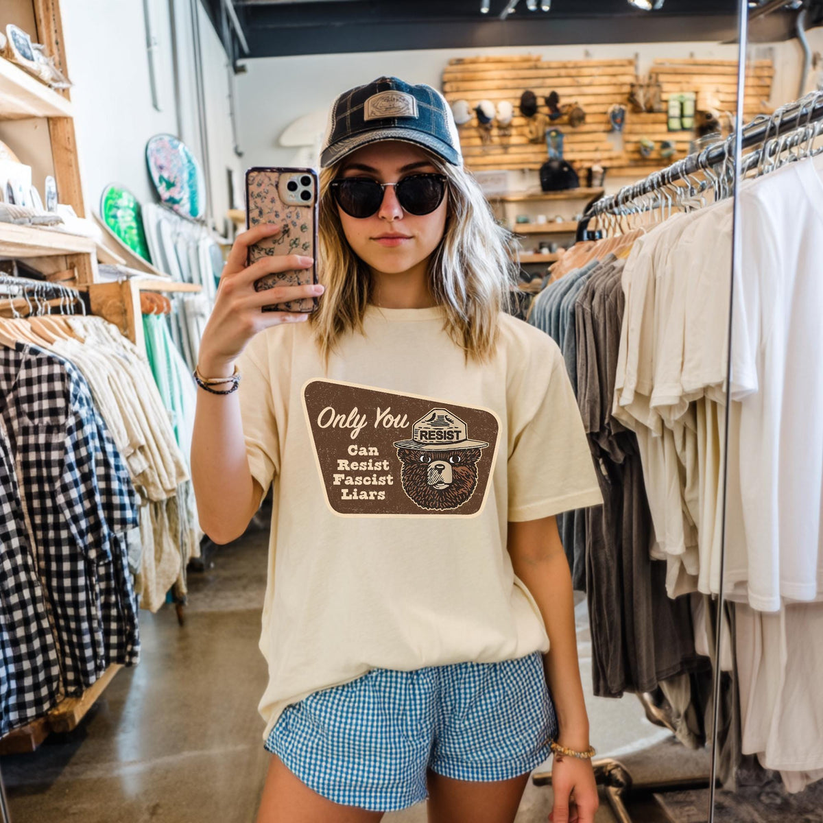 Resist Shirt National Parks Protect National Parks Fuck Trump Anti Maga Protest Shirt Resist Fascism Graphic Tee – Bold Style · Top Pick For Any Outfit