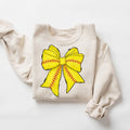 Softball Bow Sweatshirt Softball Sweatshirt Softball Sweater Softball Mom Shirt Softball Bow Shirt Softball Coquette Sweatshirt – Aesthetic Look · Perfect For Daily Wear