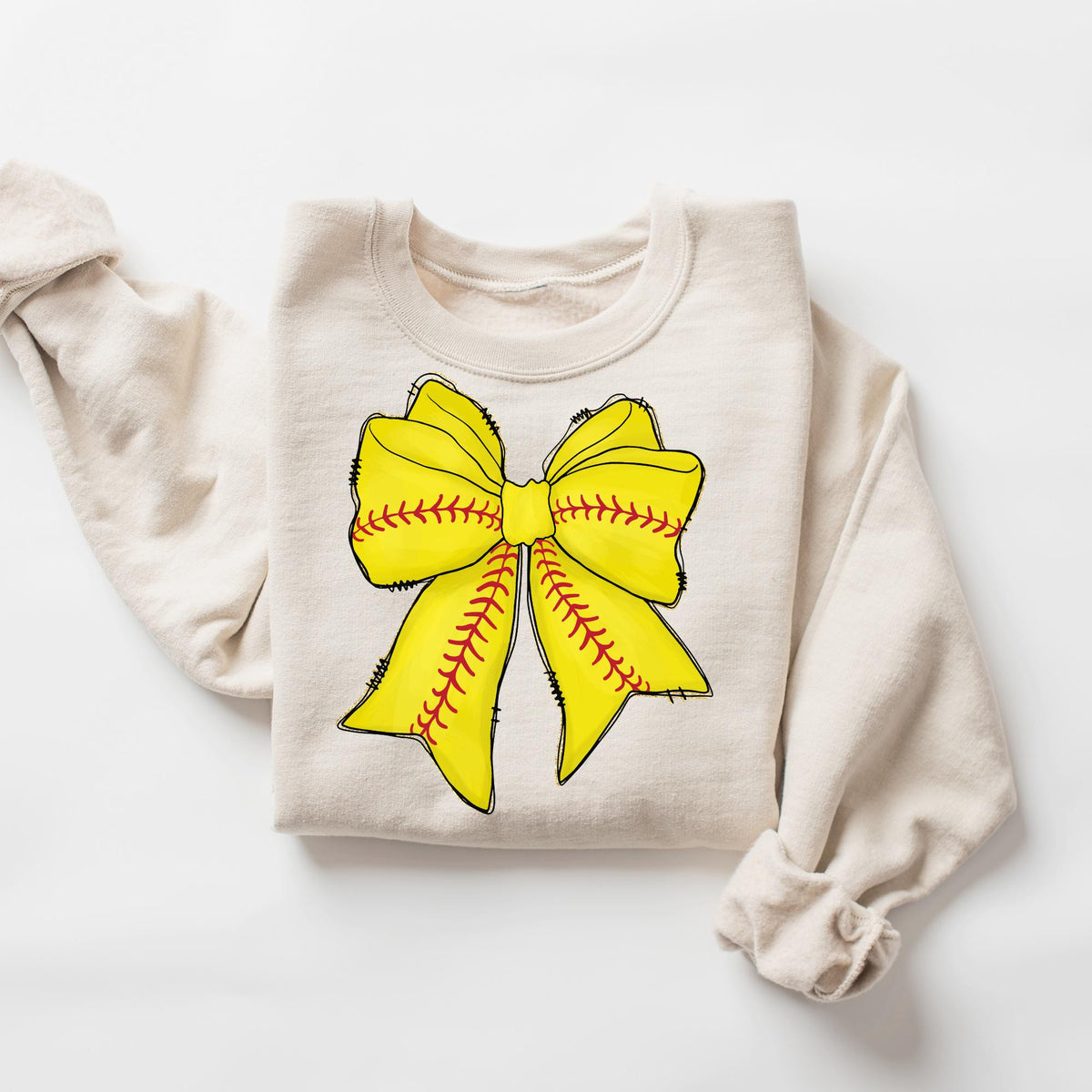 Softball Bow Sweatshirt Softball Sweatshirt Softball Sweater Softball Mom Shirt Softball Bow Shirt Softball Coquette Sweatshirt – Aesthetic Look · Perfect For Daily Wear
