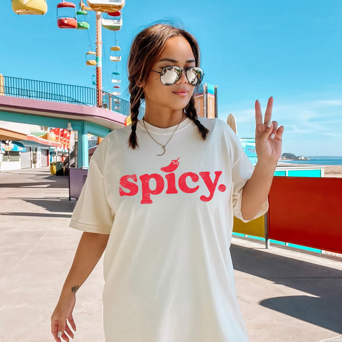 Spicy Tshirt Spicy TeeUnisex Trendy Aesthetic Oversized Graphic Tshirt Spicy Shirt Sassy Tshirt Mentally Spicy Graphic Tee – Fan Favorite · Must-Have Style