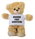 Broken Foot Gift Funny Get Well Plush Teddy Bear PostInjury Recovery Gift Broken Foot Survivor Graphic Tee – Easygoing Wear · Top Pick For Any Outfit