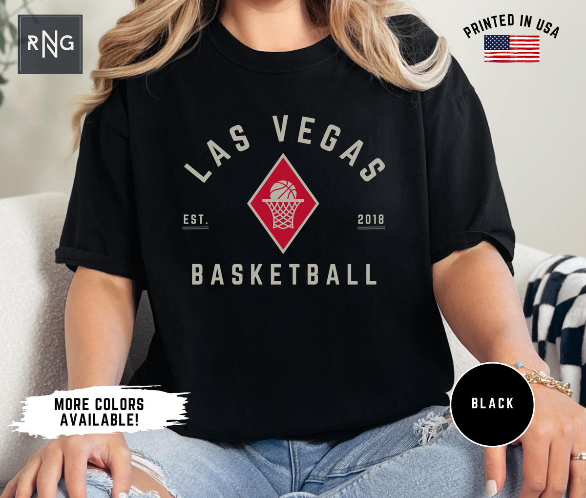 Las Vegas Women39s Basketball Shirt Ace Basketball Apparel Las Vegas Basketball Shirt Ace Fan Shirt Women39s Basketball Apparel Graphic Tee – Cozy Vibes · High-Quality Print