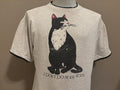 Vintage 90s I Dont Do Mouse Work Black Cat Kitty Tshirt L Graphic Tee – Warm & Stylish · Perfect For Daily Wear