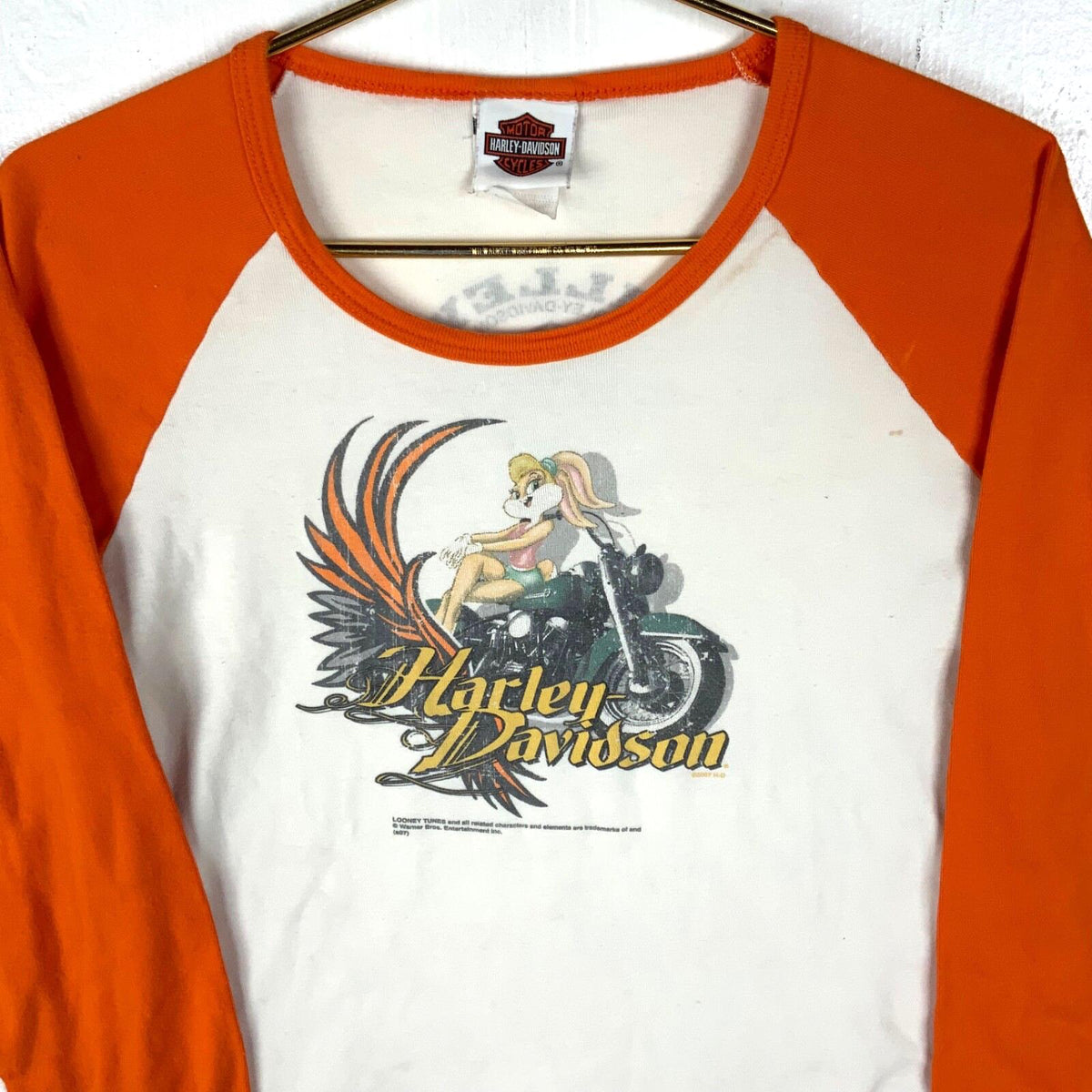Harley Davidson Lola Bunny Long Sleeve Shirt Medium 2007 Y2K Looney Tunes Graphic Tee – Soft Feel · Top Pick For Any Outfit