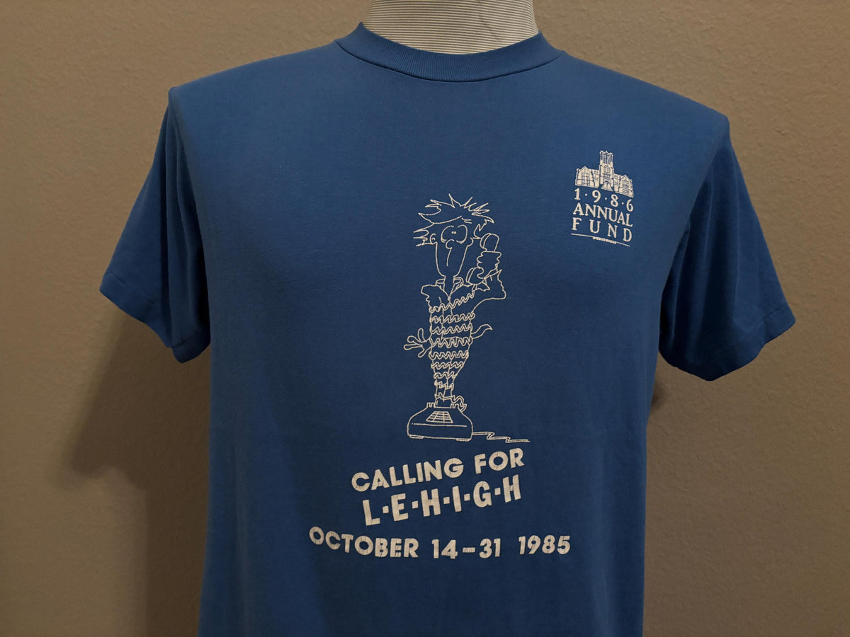 Vintage 80s Calling For Lehigh 1985 Lehigh University Tshirt L Graphic Tee – Easygoing Wear · Perfect For Daily Wear