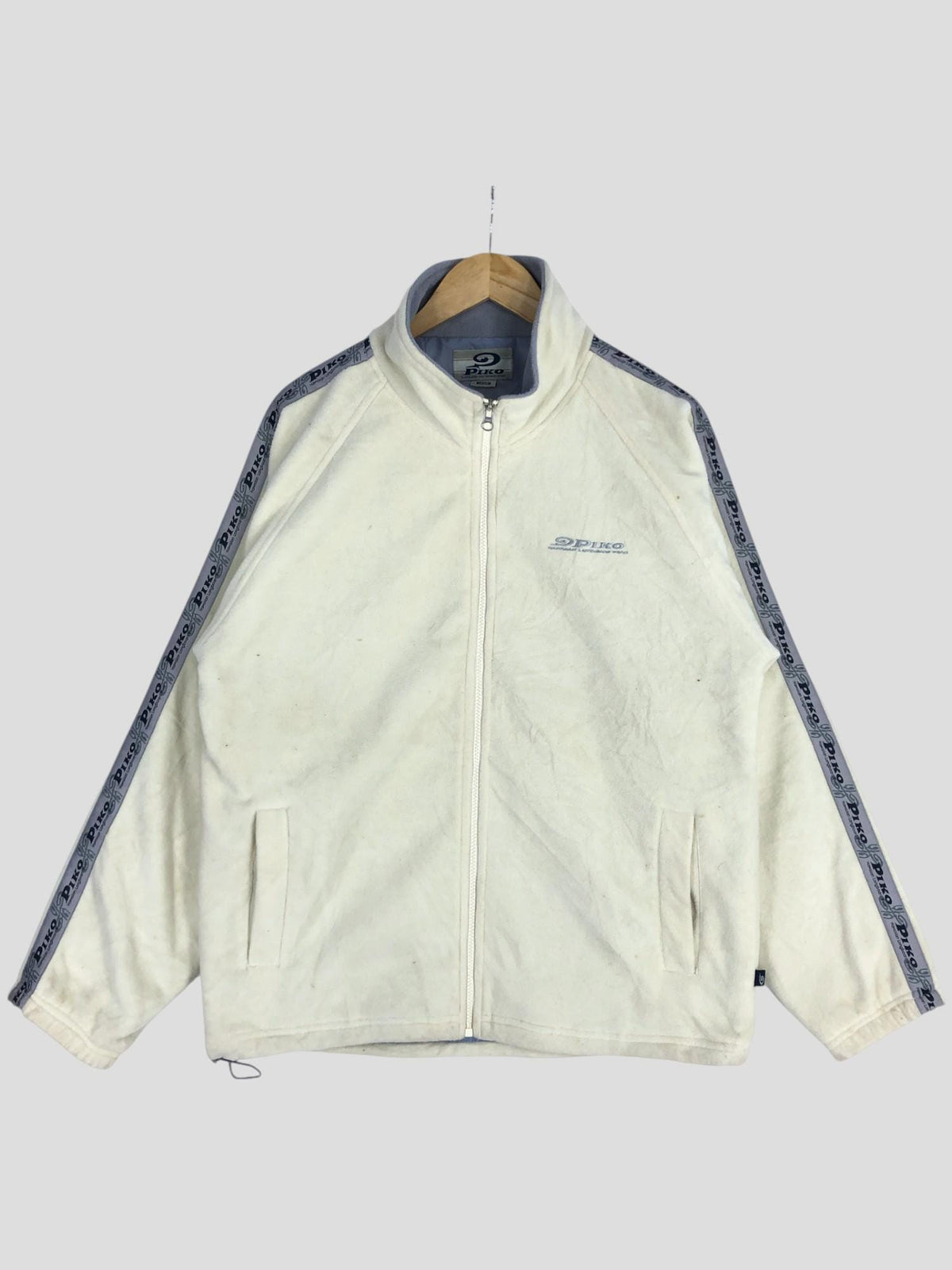 Vintage Piko Hawaiian Longboard Zipper Fleece Jacket Piko Surfing Hawaii Beach Sweater Piko Paradise Of Pacific Surfer White Jacket Size M Graphic Tee – Feel-Good Design · High-Quality Print