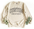 Custom Sweatshirt Vintage Sweatshirt College Letters Sweatshirt Retro Sweatshirt Custom Quote Adult Oversized Sweatshirt – Easygoing Wear · High-Quality Print
