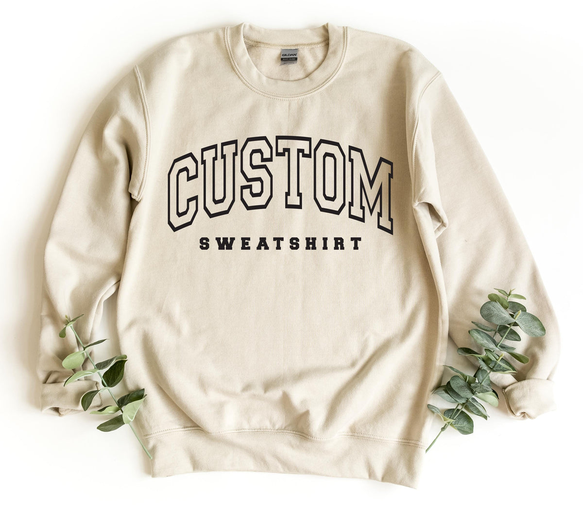 Custom Sweatshirt Vintage Sweatshirt College Letters Sweatshirt Retro Sweatshirt Custom Quote Adult Oversized Sweatshirt – Easygoing Wear · High-Quality Print