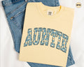 Auntie Shirt Daisy Floral Aunt Shirt New Auntie Shirt Pregnancy Announcement TShirt for Aunt Mothers Day Gift Aunt to Be Graphic Tee – Premium Graphic · Perfect For Daily Wear