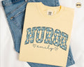 Nurse Floral Shirt Daisy Nurse Shirt Custom RN Graduation Gift Nurse Week Shirt Personalized Nurse Appreciation Gift Graphic Tee – Warm & Stylish · High-Quality Print