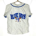 Vintage Toronto Blue Jays Button Up Jersey Small Cgw Gray Mlb 1992 Jersey – Aesthetic Look · Perfect For Daily Wear