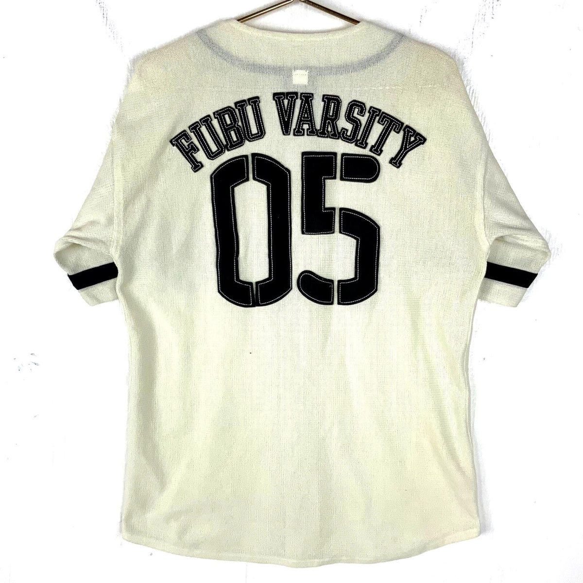 Vintage Fubu Varsity Baseball Jersey Large White Mesh Y2K Jersey – Easygoing Wear · Trending Graphic Apparel