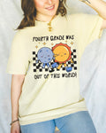 Last Day of School Tee Shirt Funny Saying Space Lover Tee End of School Year TShirt for Fourth Grade Teacher Matching Fourth Grade Crew Graphic Tee – Fan Favorite · Must-Have Style