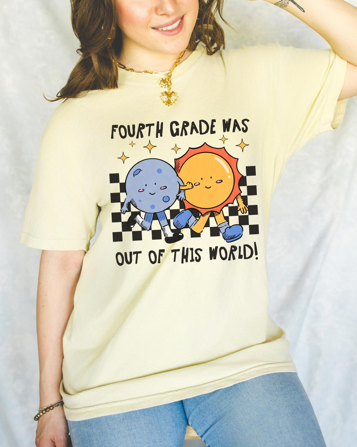 Last Day of School Tee Shirt Funny Saying Space Lover Tee End of School Year TShirt for Fourth Grade Teacher Matching Fourth Grade Crew Graphic Tee – Fan Favorite · Must-Have Style