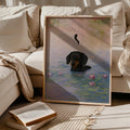 Monet Waterlily Dachshund Art Print Claude Monet Dog Poster Doxie Wall Art Sausage Dog Floral Print Altered Art Decor Dog Mom Gift Graphic Tee – Premium Graphic · Great Gift For Fans
