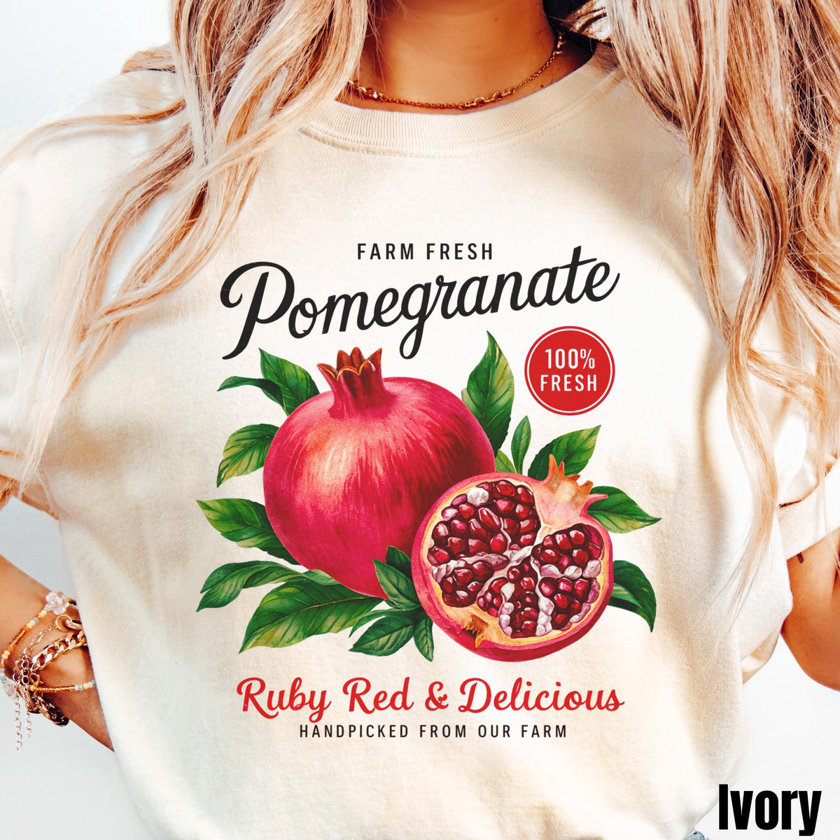 Retro Pomegranate Shirt Boho Fruit Graphic Tee Botanical Summer Fruit Shirt Farmers Market Shirt Greek Mythology Shirt Graphic Tee – Easygoing Wear · Top Pick For Any Outfit