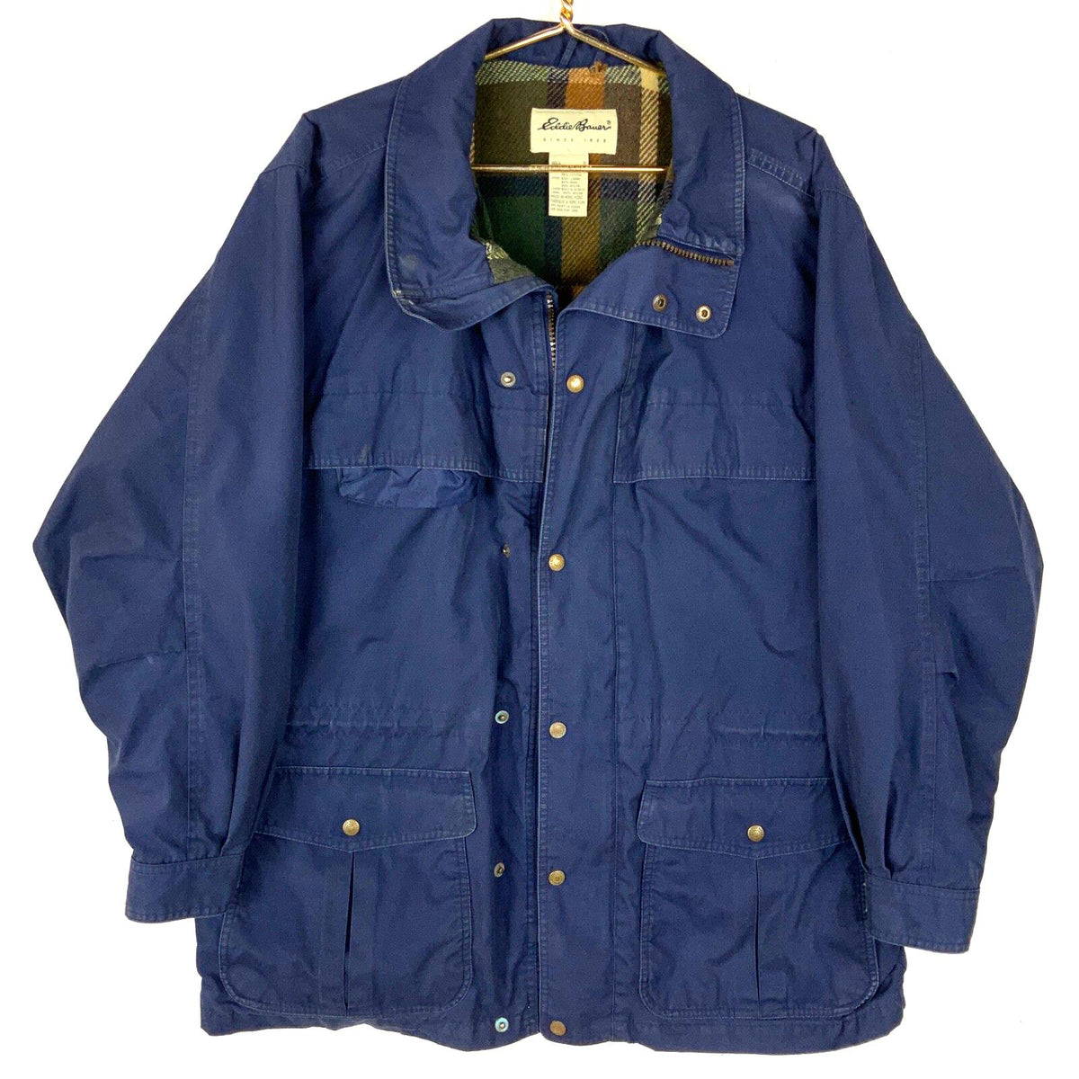 Vintage Eddie Bauer Mountain Parka Jacket Size Medium Snap Button Wool Lined Graphic Tee – Soft Feel · High-Quality Print