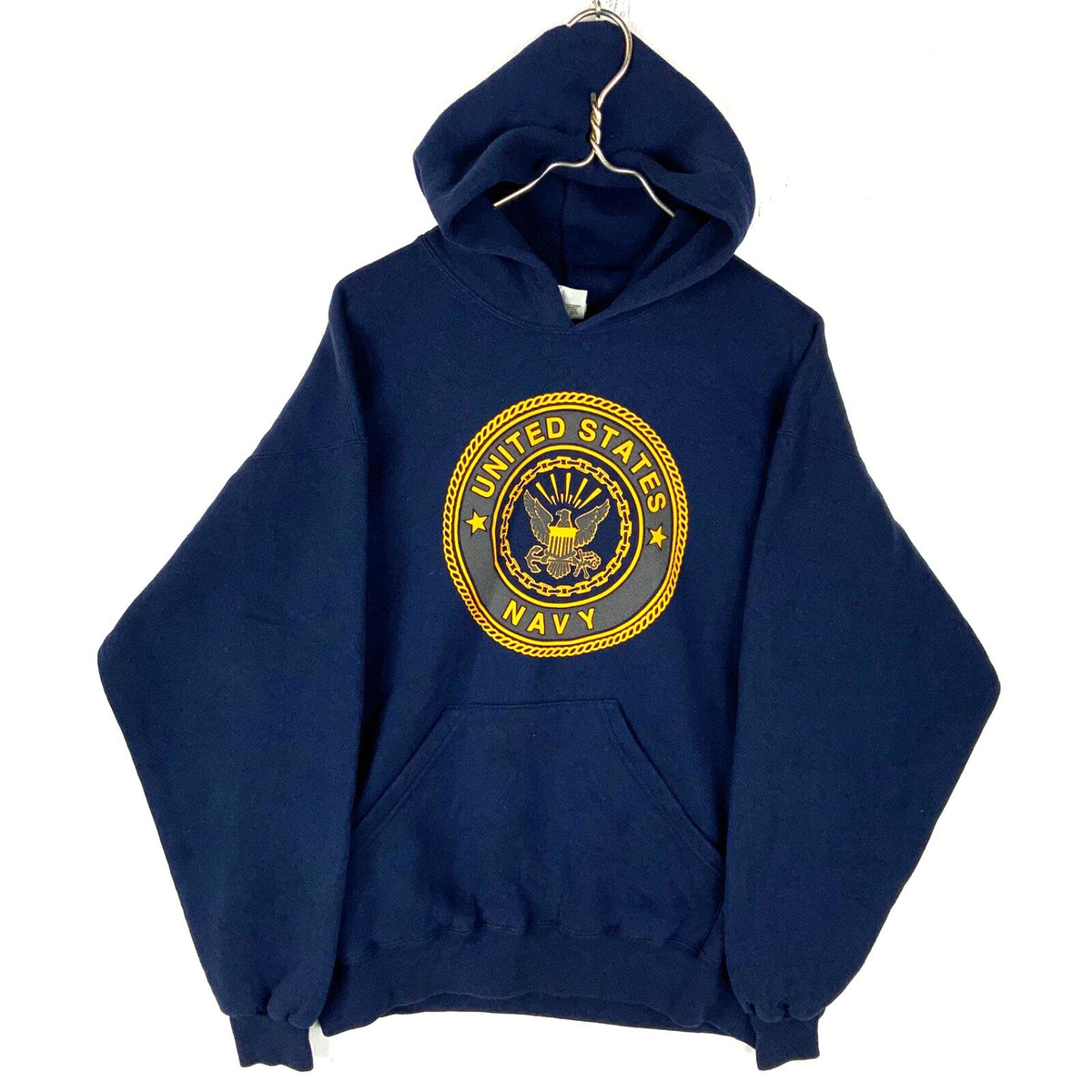 Vintage Us Naval Academy Sweatshirt Hoodie Large Blue Made Usa Double Sided 90s Hoodie – Everyday Comfort · Perfect For Daily Wear