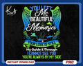 In Loving Memory Png Angel Wings Png Memorial Png You Left Us Beautiful Memories Rest In Peace Png In Memory Of Png Bereavement Png Graphic Tee – Warm & Stylish · Great Gift For Fans