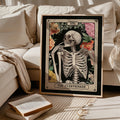 Skeleton Tarot Card PrintThe Thinker PosterDark Academia Mental Health DecorWitchy Therapy Office Wall ArtOverthinking Psychology Poster Graphic Tee – Warm & Stylish · Must-Have Style