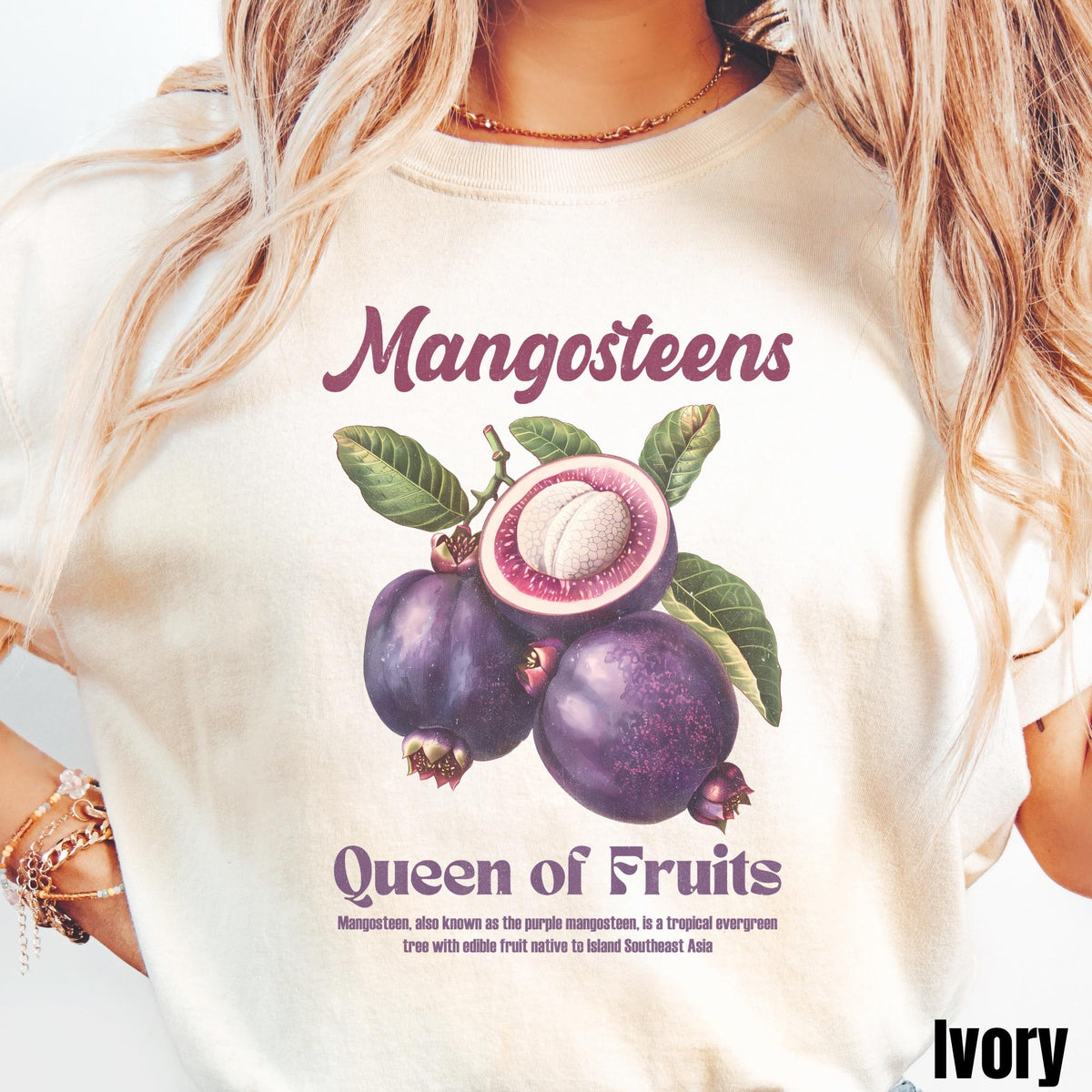 Retro Mangosteen Shirt Fruit Shirt Exotic Summer Fruit Tee Fruit Lover Tshirt Farmers Market Shirt Tropical Fruit Shirt Graphic Tee – Aesthetic Look · Trending Graphic Apparel