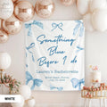 Something Blue Before I Do Bachelorette Party Sign Tying the Knot Welcome Banner Coquette Bridal Shower Tapestry Bow Hen Party Decor Graphic Tee – Warm & Stylish · Perfect For Daily Wear