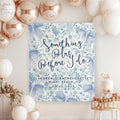 Something Blue Before I Do Bridal Shower Banner Toile Welcome Sign Coquette Bachelorette Party Tapestry Chinoiserie Bow Hen Party Decor Graphic Tee – Everyday Comfort · Top Pick For Any Outfit