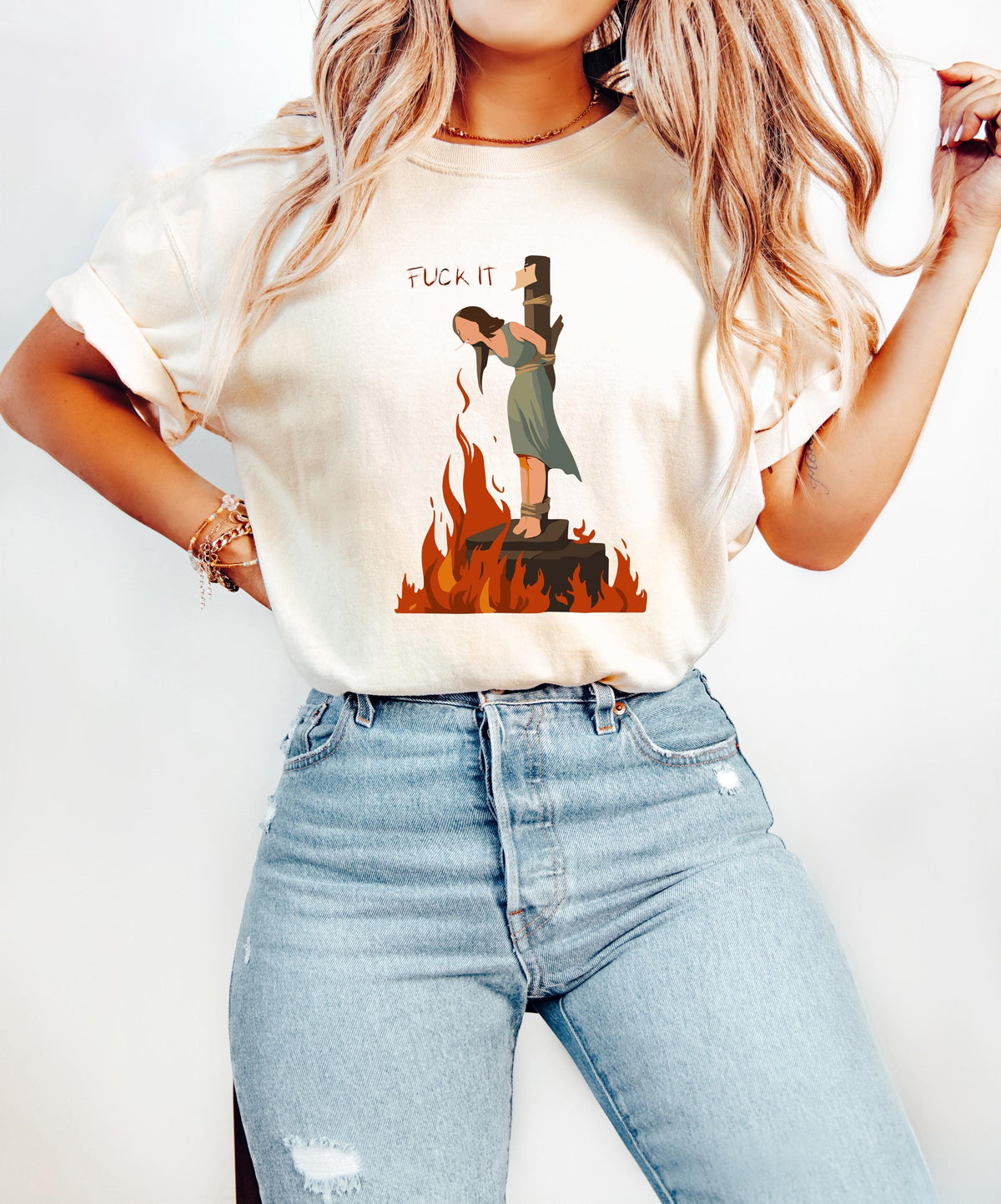 Fuck It Witch Shirt Trending Unisex Tee Shirt Unique Shirt Gift Funny Witch Sweatshirt Hoodie Hoodie – Fan Favorite · High-Quality Print