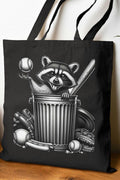 Raccoon Baseball Tote Bag Cute Animal Canvas Handbag Sports Fan Gift Woodland Critter Shoulder Purse Nature Lover Shopping Tote Tote Bag – Bold Style · Trending Graphic Apparel