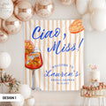 Ciao Miss Bridal Shower Welcome Sign Italian Theme Bachelorette Banner Lemon Bridal Shower Tapestry Aperol Spritz Amalfi Coast Backdrop Graphic Tee – Warm & Stylish · Trending Graphic Apparel