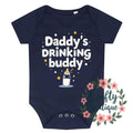 Daddy39s Drinking Buddy Vest Funny Dad Gift Father39s Day Baby Grow 1st Fathers Day Personalised Gift For Dad New Baby Outfit 1351 Graphic Tee – Fan Favorite · High-Quality Print