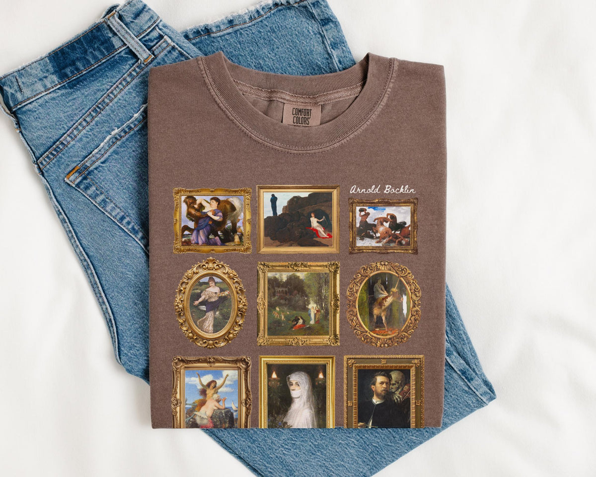 Arnold Bcklin Art History TShirt for Humanites Major Symbolism Art Movement Famous Paintings 19th Century Switzerland Art History Gift Graphic Tee – Easygoing Wear · Trending Graphic Apparel