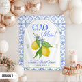 Ciao Miss Bridal Shower Decor Italian Theme Bachelorette Banner Citrus Lemon Bridal Shower Tapestry Mediterranean Amalfi Coast Welcome Sign Graphic Tee – Feel-Good Design · Top Pick For Any Outfit