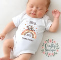 Born In 2025 Baby Gift Personalised Newborn Gift Set New Baby Romper Custom First Baby Grow Baby Girl Outfit Baby Announcement 1257 Graphic Tee – Fan Favorite · Must-Have Style