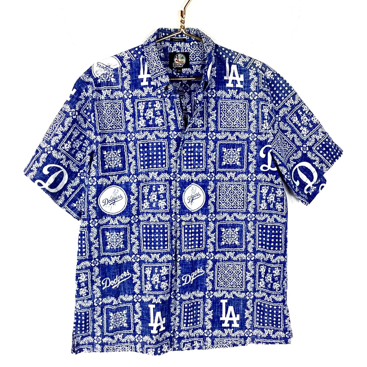Los Angeles Dodgers Hawaiian Shirt Size Medium Blue Short Sleeve Reyn Spooner Graphic Tee – Cozy Vibes · Trending Graphic Apparel