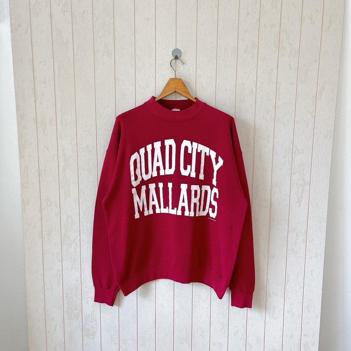 Vintage 90s Quad City Mallards sweatshirt vintage Fruit of the loom made in USA sweatshirt size XL Sweatshirt – Bold Style · High-Quality Print
