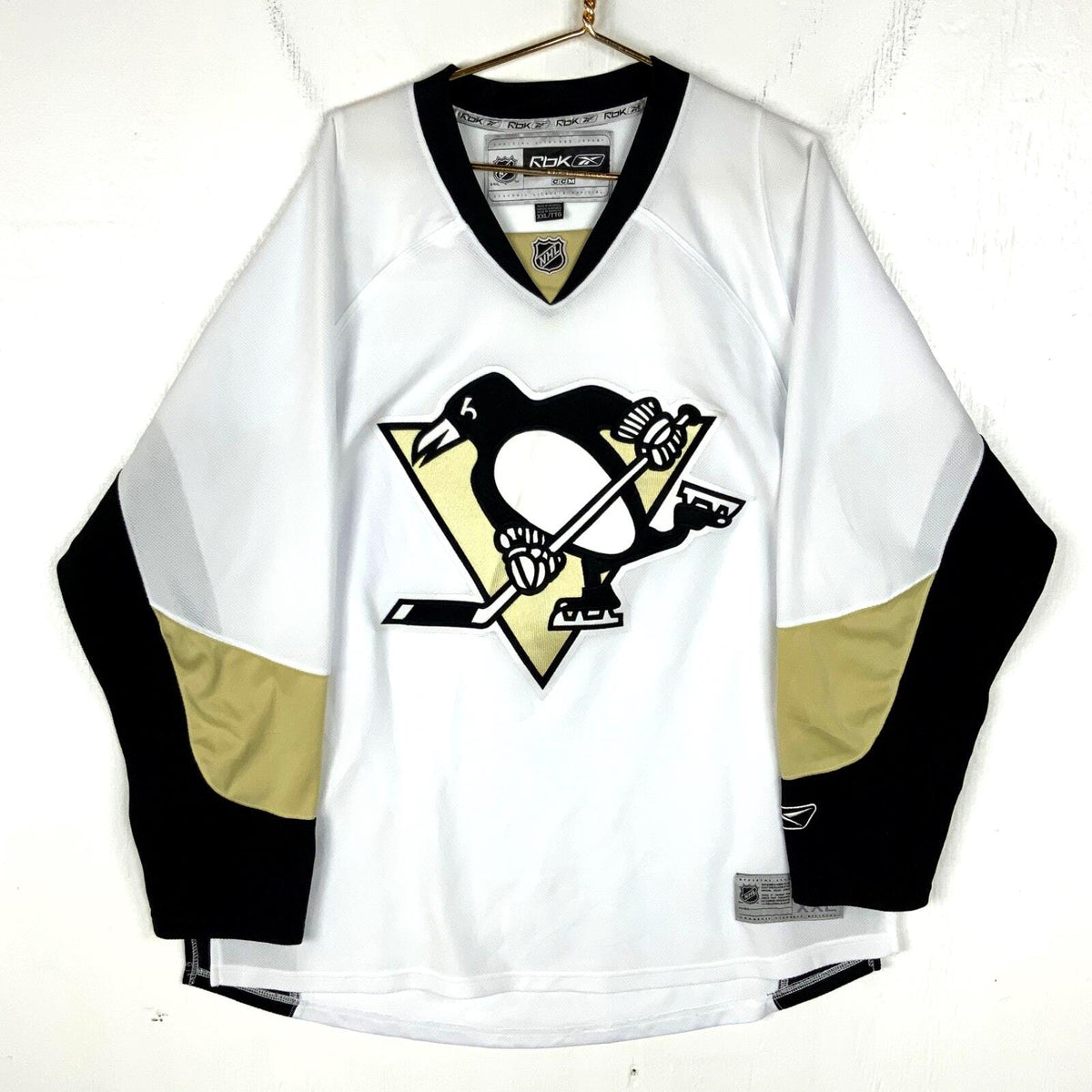 Pittsburgh Penguins Jersey 2XL Reebok White Nhl Hockey Sewn Jersey – Bold Style · Top Pick For Any Outfit