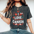 I Love Canada Canadian Flag Moose Maple Leaf Canada Day Patriotic shirt Graphic Tee – Soft Feel · High-Quality Print