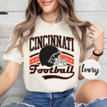 Vintage Cincinnati Football Crewneck Retro Cincinnati Game Day Shirt Trendy Football T shirt Gift for Cincinnati Sports Fan Graphic Tee – Premium Graphic · Must-Have Style