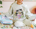 Bookish Cat Lover Sweatshirt Cat Mom Cat Dad Who Loves Reading Cute School Librarian Shirt for Bookworm Who Loves Kittens 90s Throwback Sweatshirt – Aesthetic Look · Trending Graphic Apparel