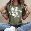 Army Green Bella Canvas 3001 Shirt Mockup T shirt Mockup 3001 Bella Canvas Shirt Model Mockup Green Bella Canvas 3001 Army Green Mockup Graphic Tee – Aesthetic Look · Trending Graphic Apparel
