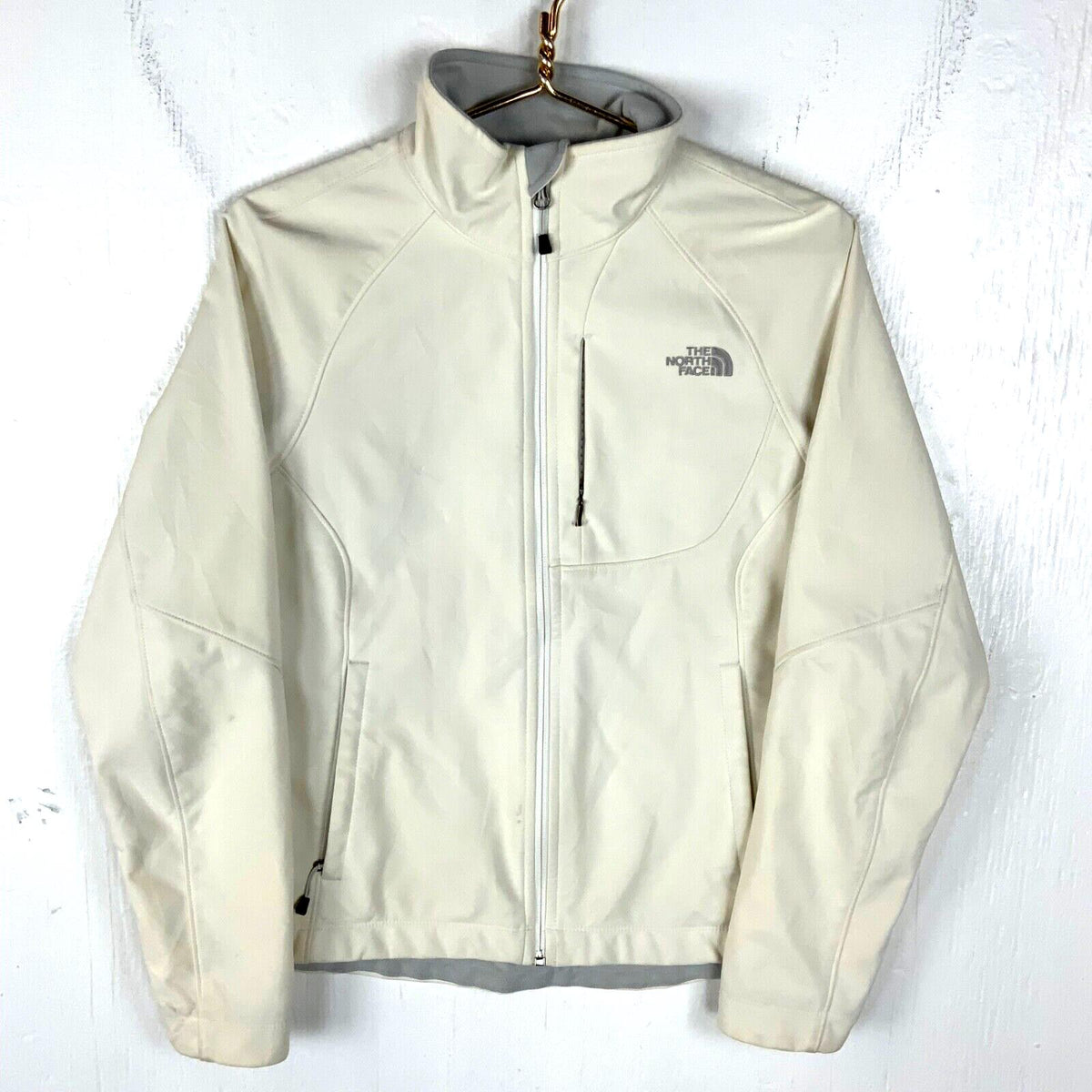 Vintage The North Face Apex Bionic Women39s Light Jacket Medium White Full Zip Graphic Tee – Warm & Stylish · Perfect For Daily Wear