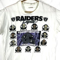 Vintage Oakland Raiders Legends TShirt Large White 1990 Single Stitch Nfl Graphic Tee – Aesthetic Look · Trending Graphic Apparel