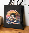 Sunset Oyster Cotton Canvas Tote Bag Beach Bag Eco Friendly Shopper Gift for Seafood Lovers Travel Tote Summer Style Tote Bag – Premium Graphic · Perfect For Daily Wear