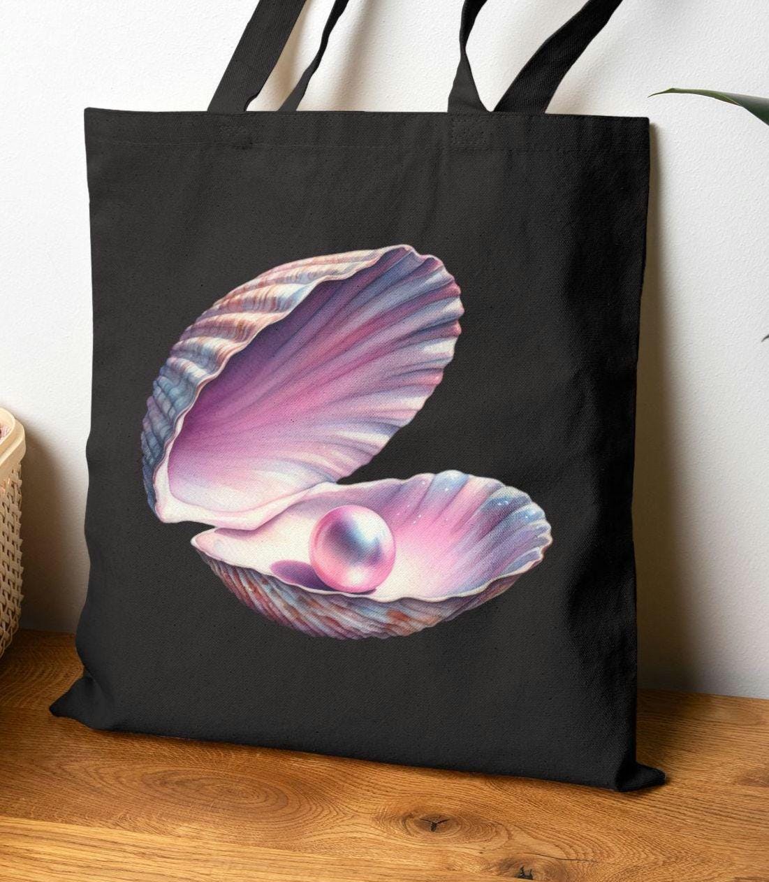 Oysters Tote Bag Eco Friendly Canvas Bag for Beach Grocery Gifts Boho Decor Unique Art Lover seashell tote bag Oysters lover tote Tote Bag – Soft Feel · Trending Graphic Apparel
