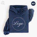 Custom Logo Hoodie Your Business Logo or Brand Logo Front and Back Logo Sweatshirt Your Design Here Team Logo Shirt Company Logo Gifts Hoodie – Easygoing Wear · High-Quality Print