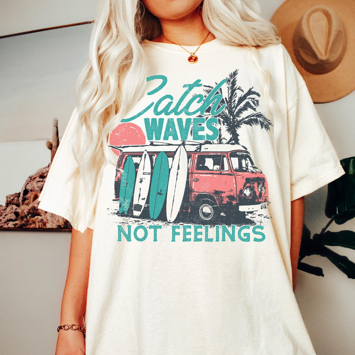 Comfort Colors Catch Waves Not Feelings Beach Vacation Shirt Cute Summer Shirt Summer Tshirt Summer Tee Beach Tshirt Beach Shirt Beachy Tee Graphic Tee – Aesthetic Look · Trending Graphic Apparel